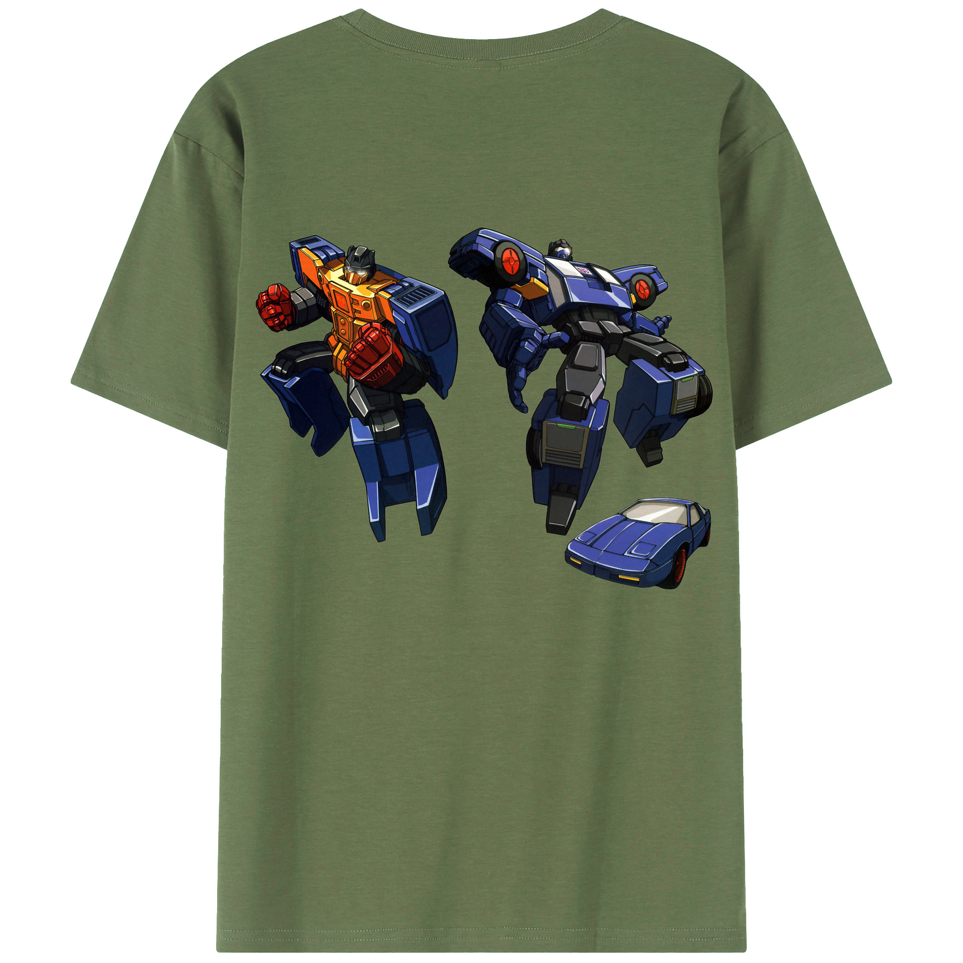 （画像用）  綿100％ メンズ半袖Tシャツ（バックプリント） 通気性